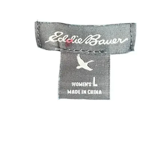 Eddie Bauer Quarter Zip Pullover Womens Size Large Teal - Picture 4 of 7